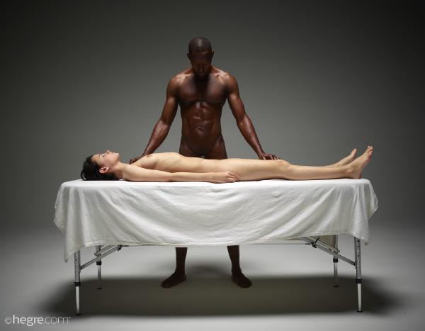 Ariel og Mike seksuel massage #18